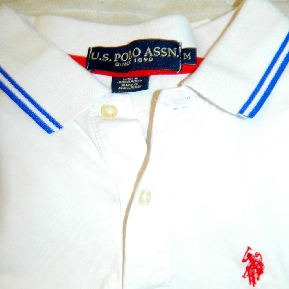 White polo shirt